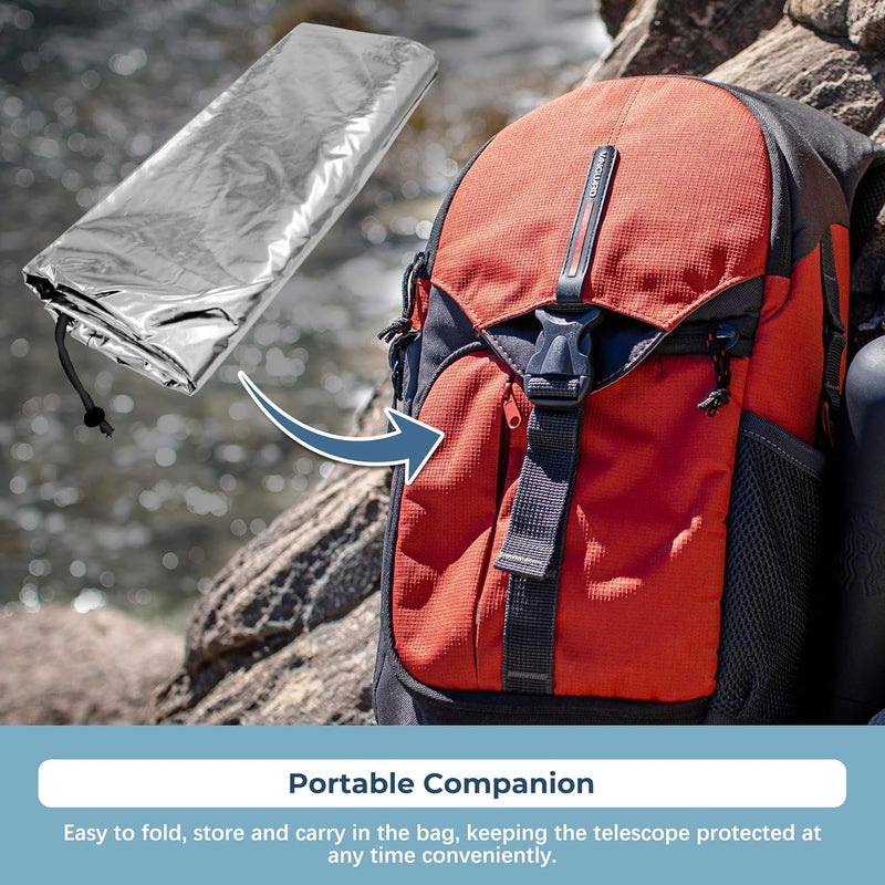 Tydeux Protective Telescope Cover with Fixing Strap, Diameter 23.8" - Protect Your Telescope Against dust, Moisture and More - Image 4